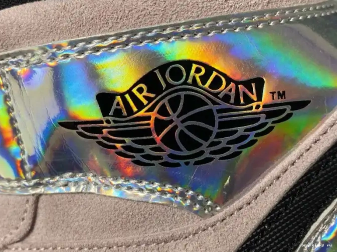 Rep Onekick Dirty Iridescent Powder Air Jordan Mid BQ6472-602 1 (W) 0514
